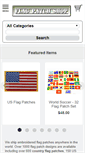 Mobile Screenshot of flagpatchshop.com